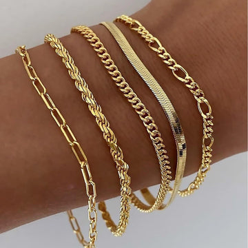 Elara – Set minimalistischer Armbänder für Damen