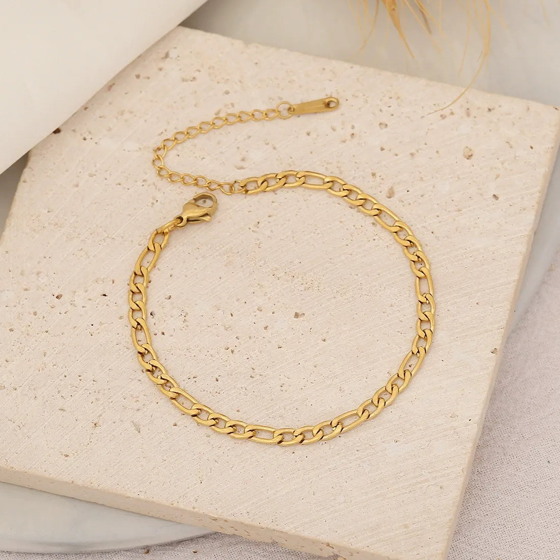 Figaro – Fußkette in Gold