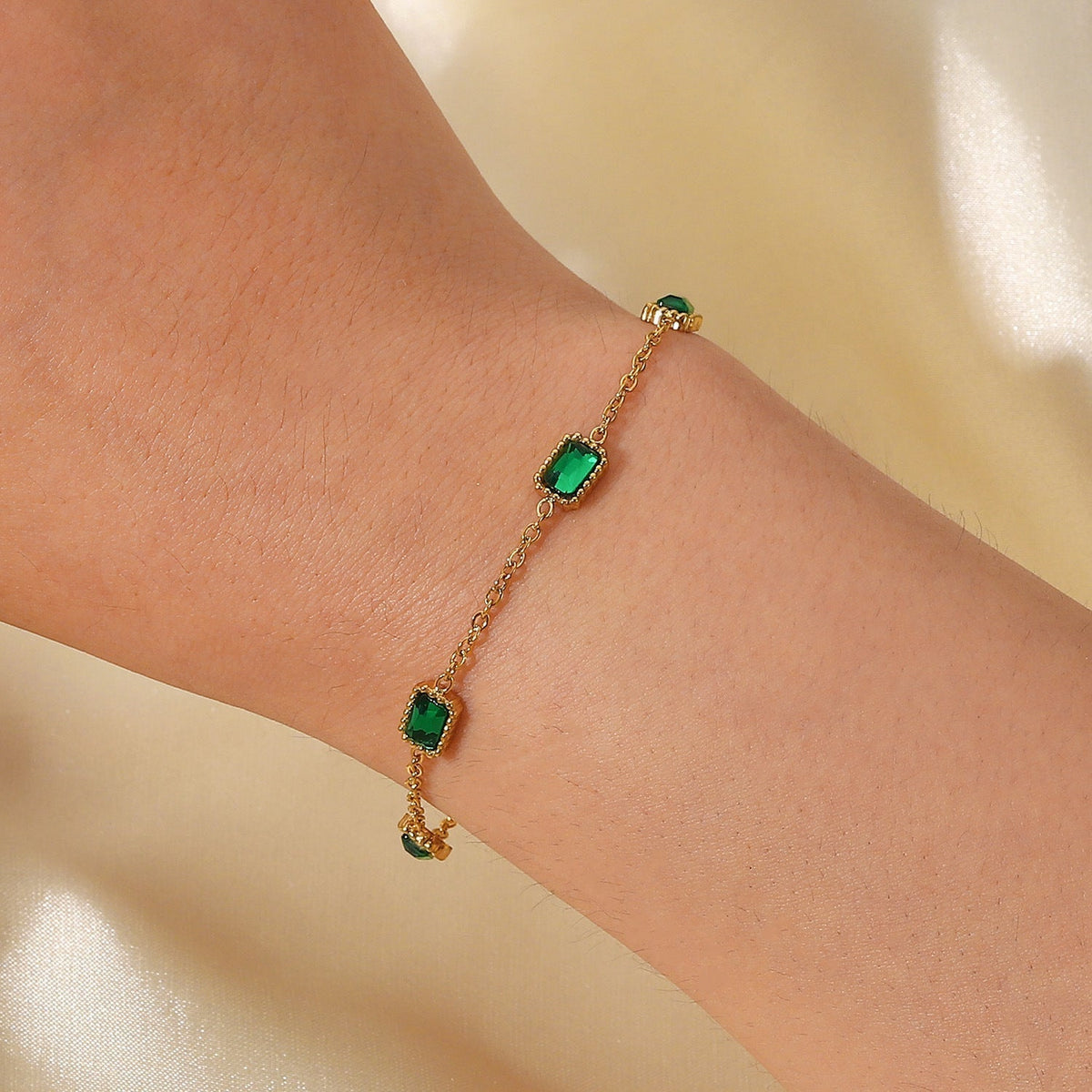 Erin - Grünes Armband