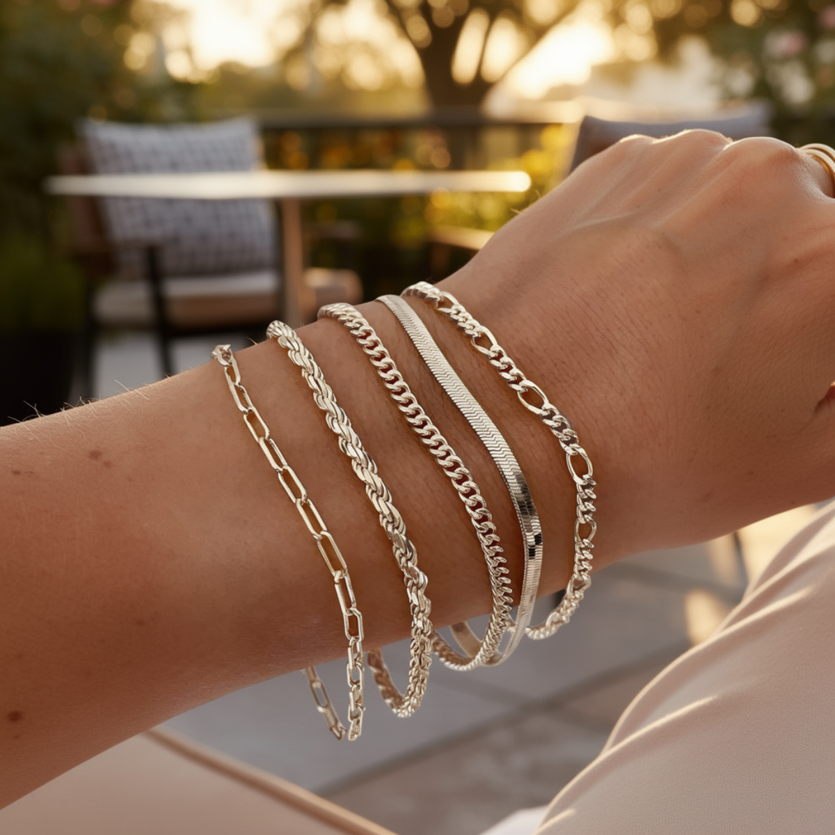 Elara – Set minimalistischer Armbänder für Damen