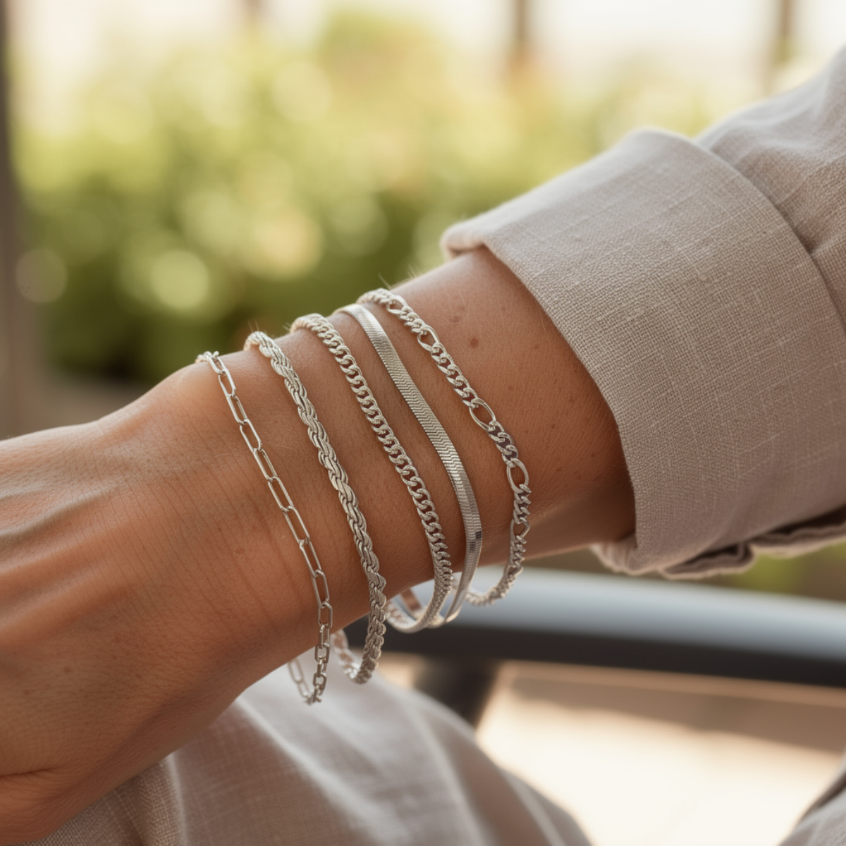 Elara – Set minimalistischer Armbänder für Damen