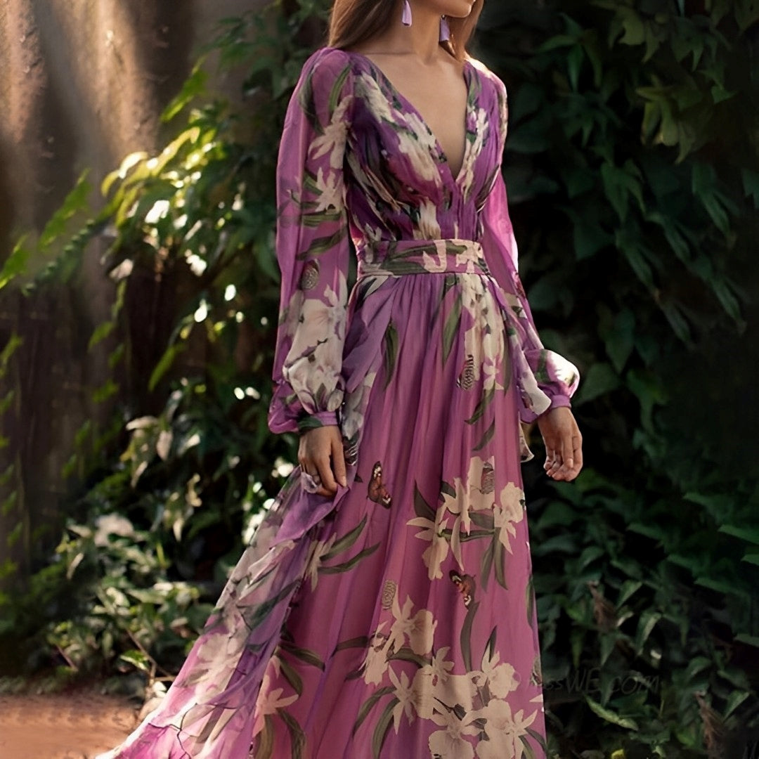 Theia - Luftiges Blumenkleid für warme Tage