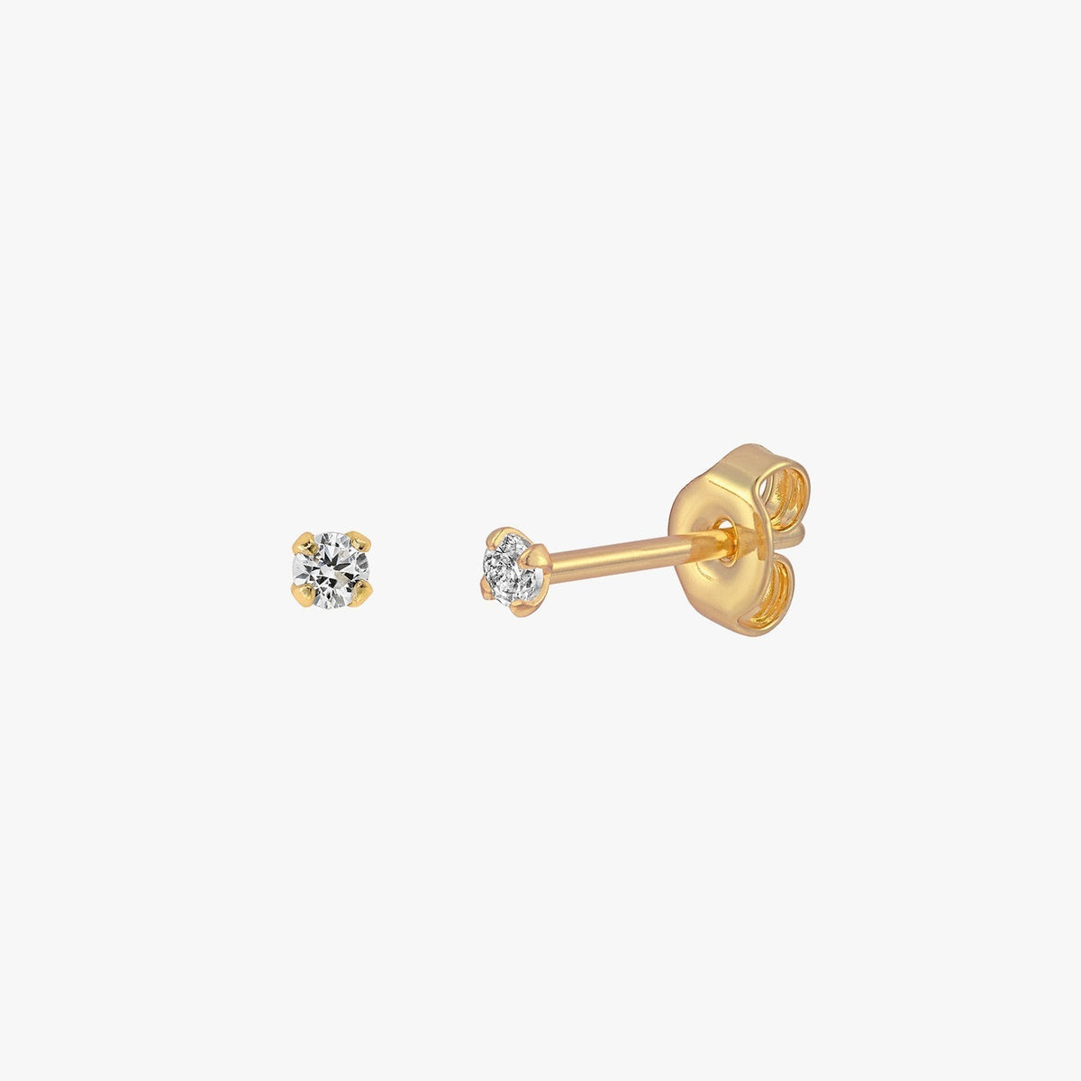 Sloane - Mini Glitzerohrringe mit 2mm