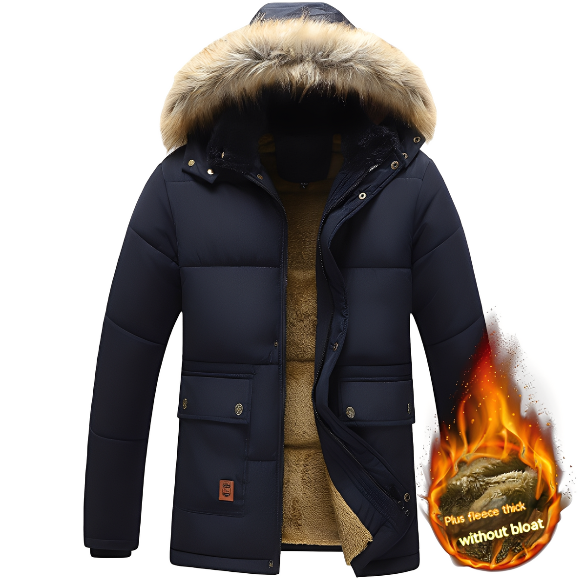 Crispian - Komfortable Jacke mit Kapuze