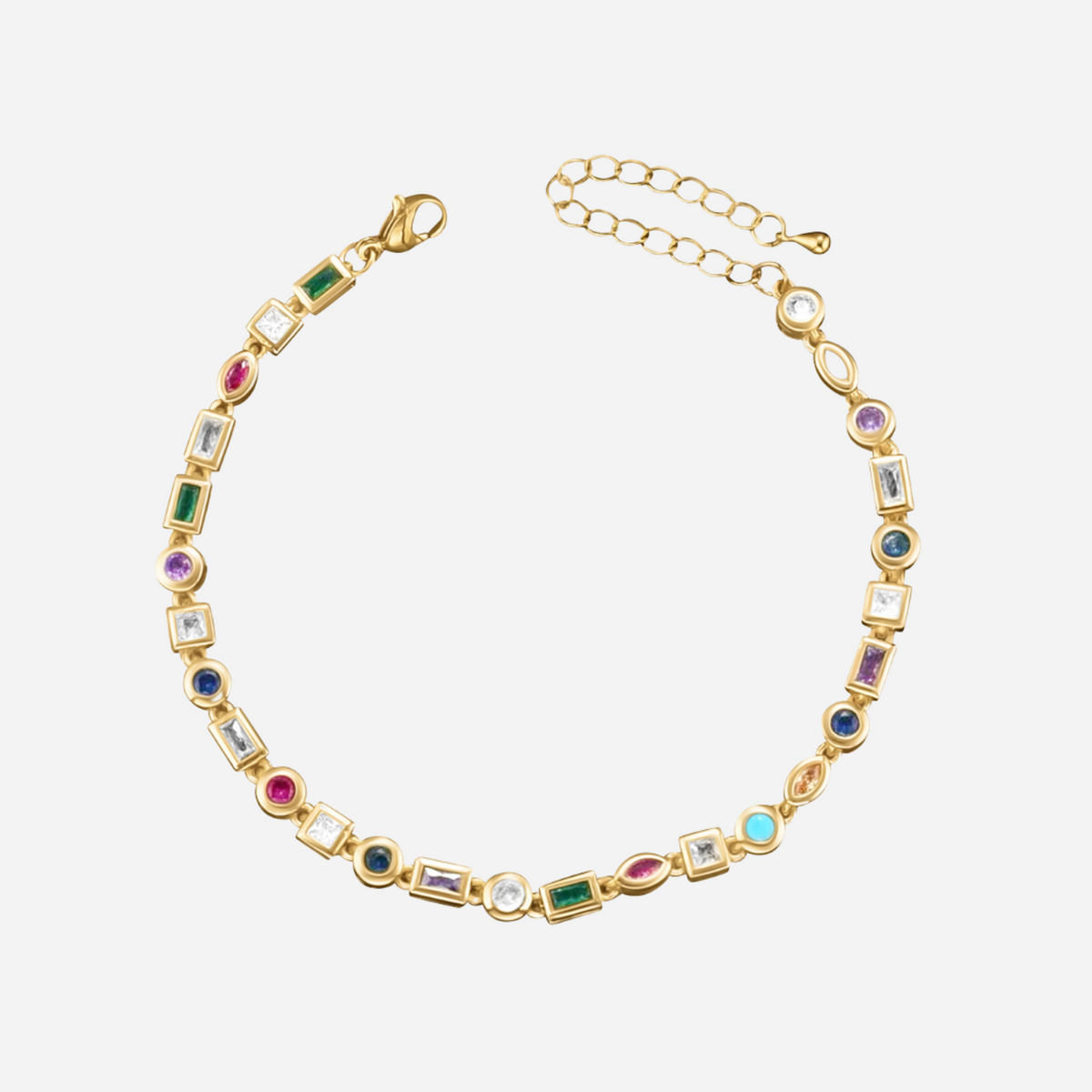 Nozomi – Farbendes Armband mit glitzernden Akzenten
