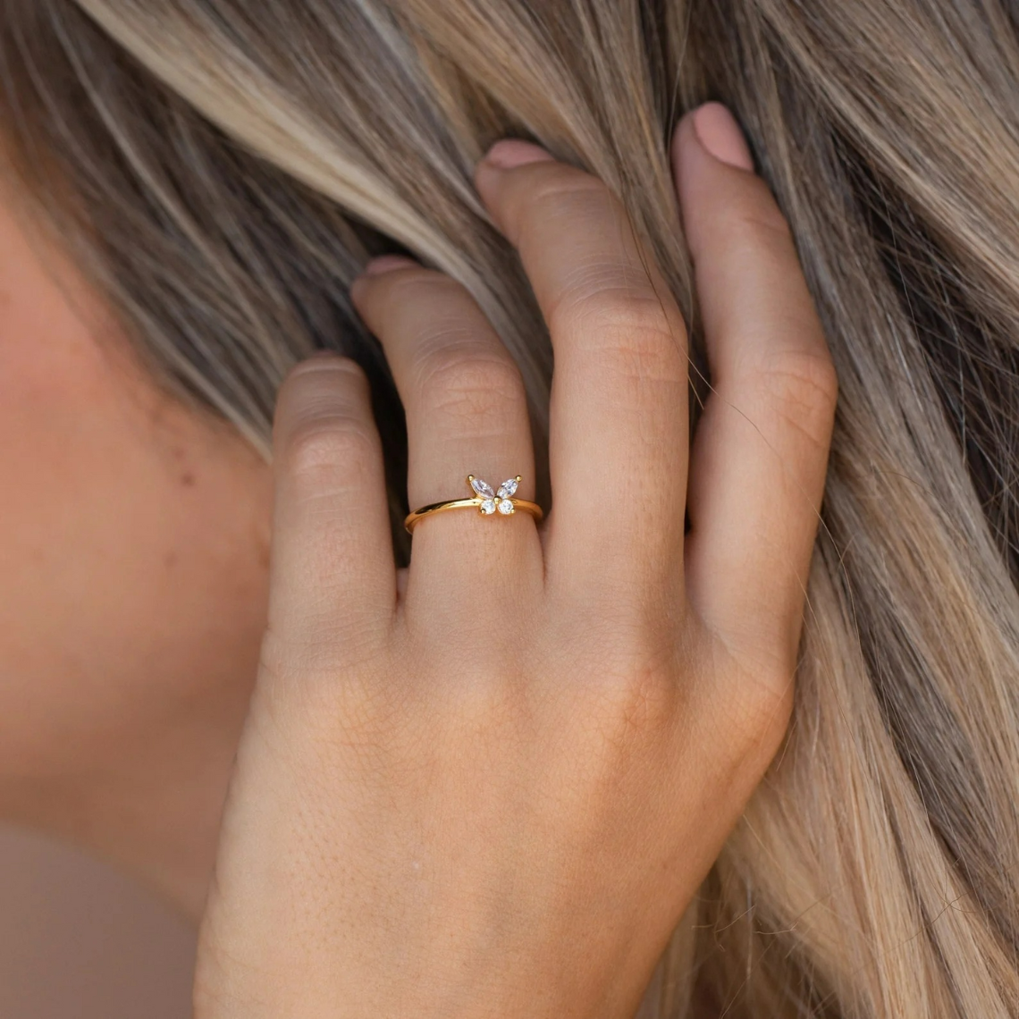 Schmetterlingsring – Elegant und filigran