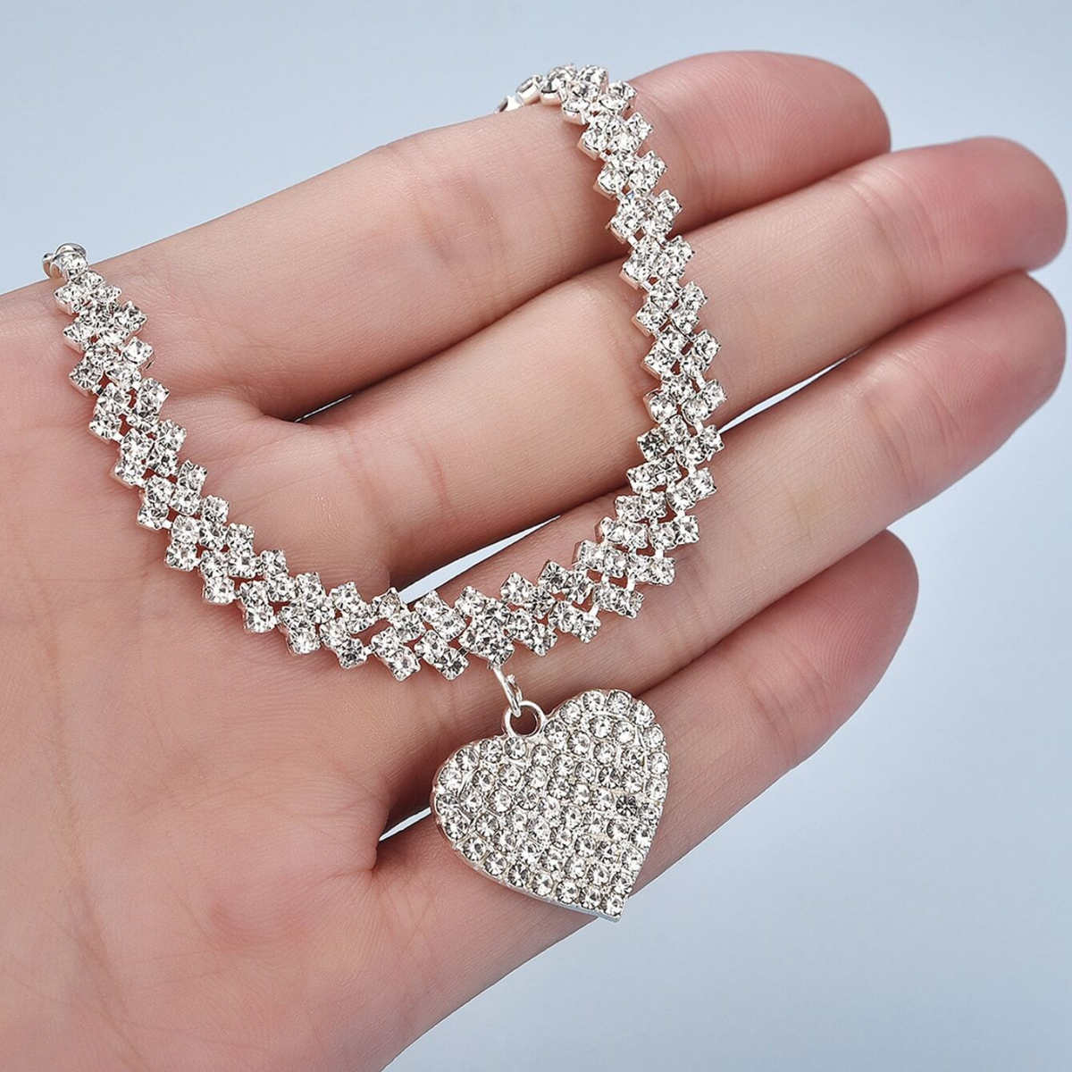 Zweireihiges Tennis-Halsband