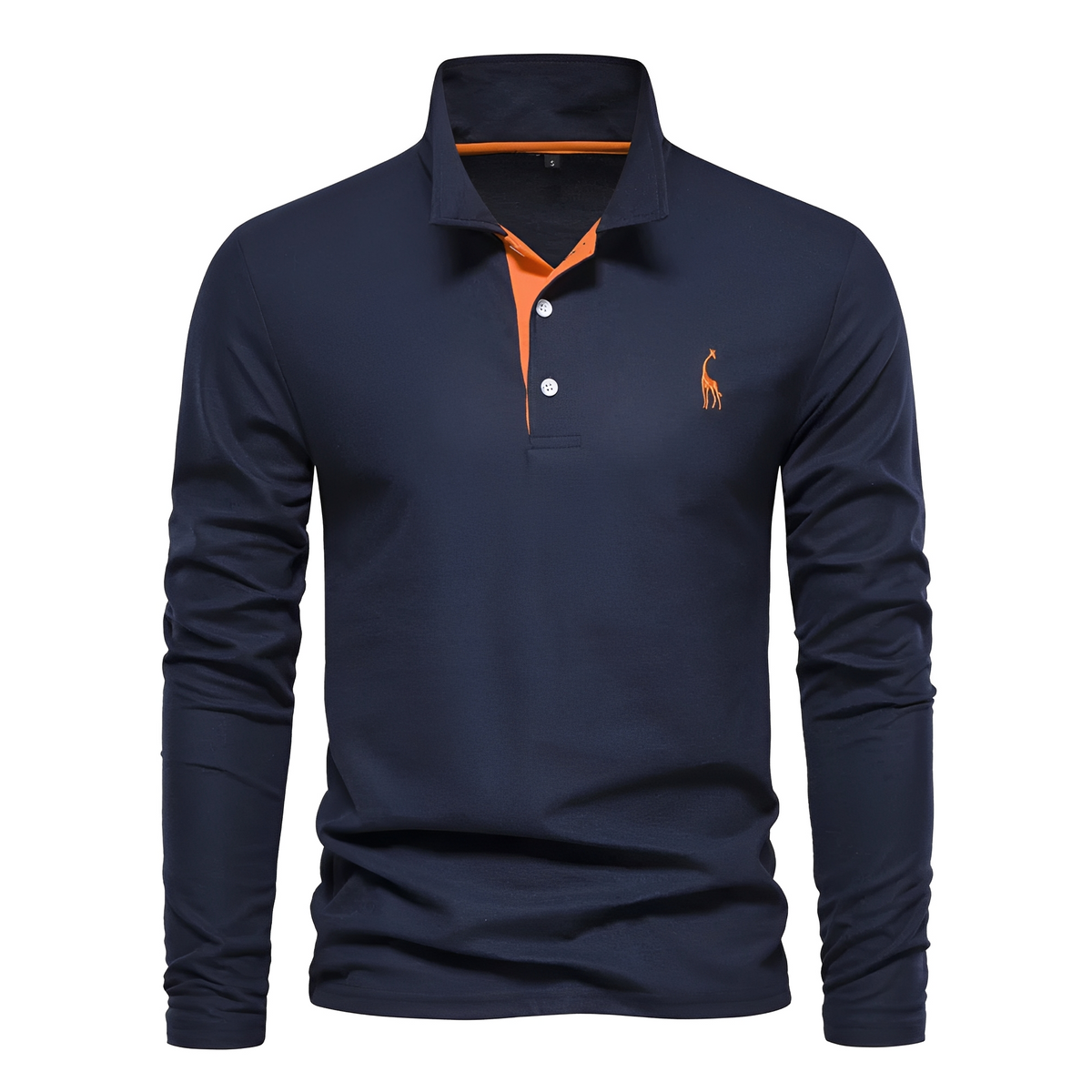 Antoine - Langärmeliges Herren-Poloshirt für den Alltag