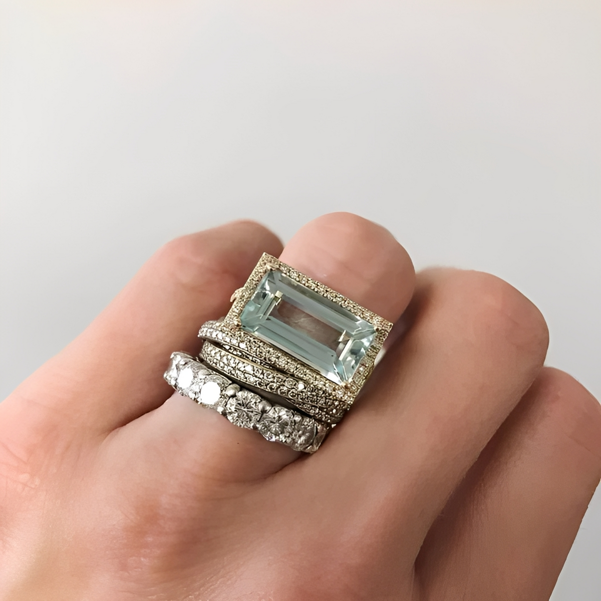 Ailyn – Vintage Ring Set aus Silber