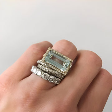 Ailyn – Vintage Ring Set aus Silber