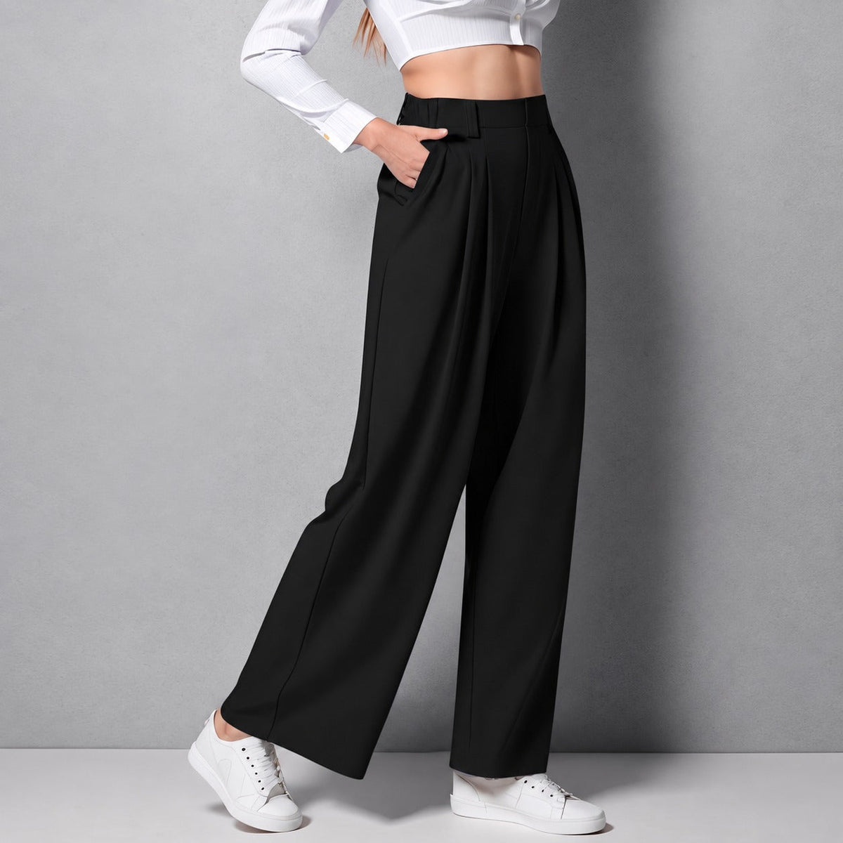 Montana - Flexibel dehnbare Damenhose mit geradem Bein