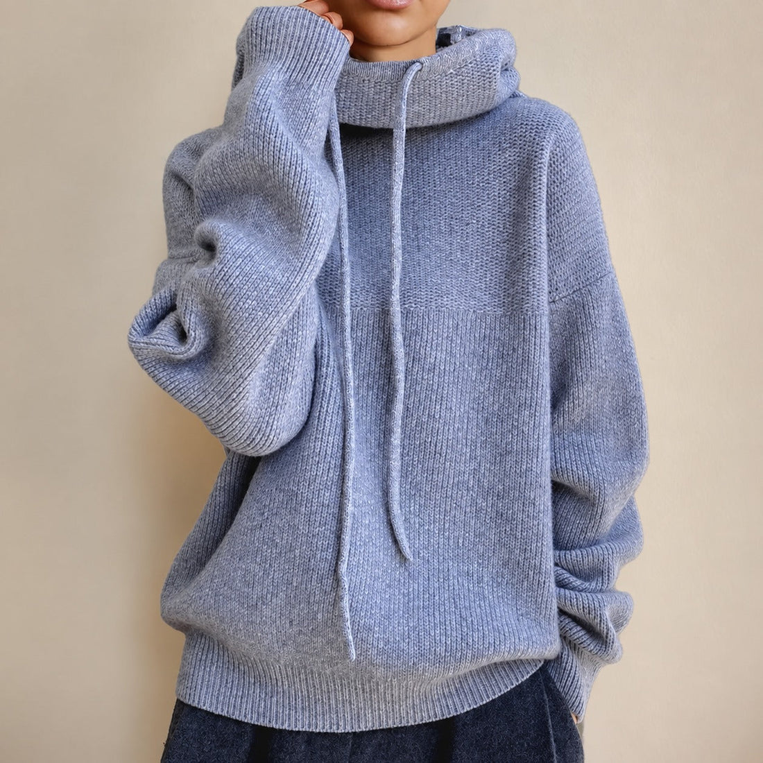 Eden - Eleganter, lockerer Rollkragenpullover