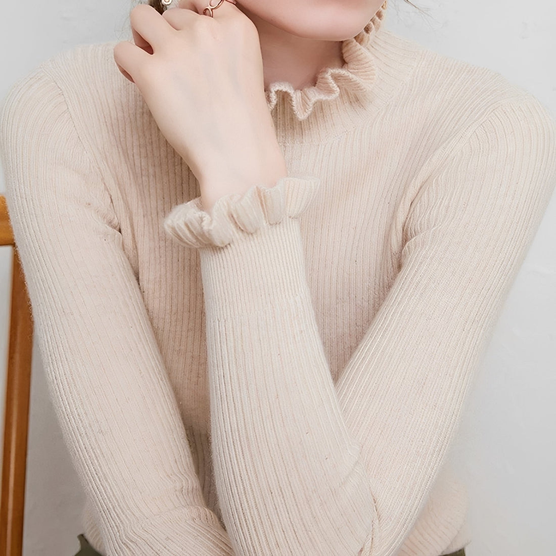 Alva - Schicker Damenpullover mit Rollkragen