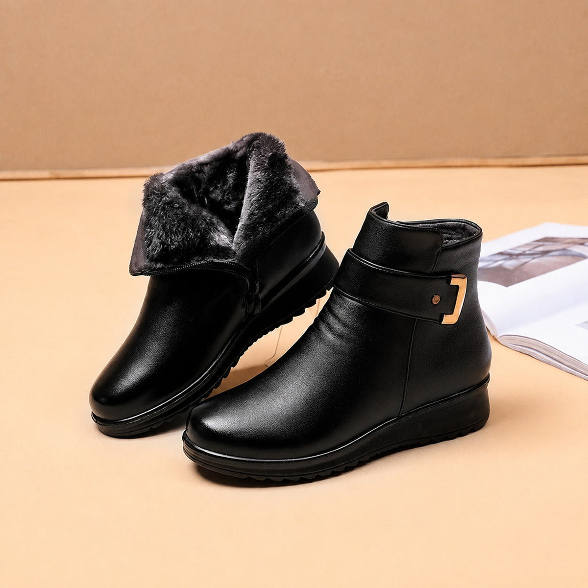 Avril - Trendige orthopädische Stiefel
