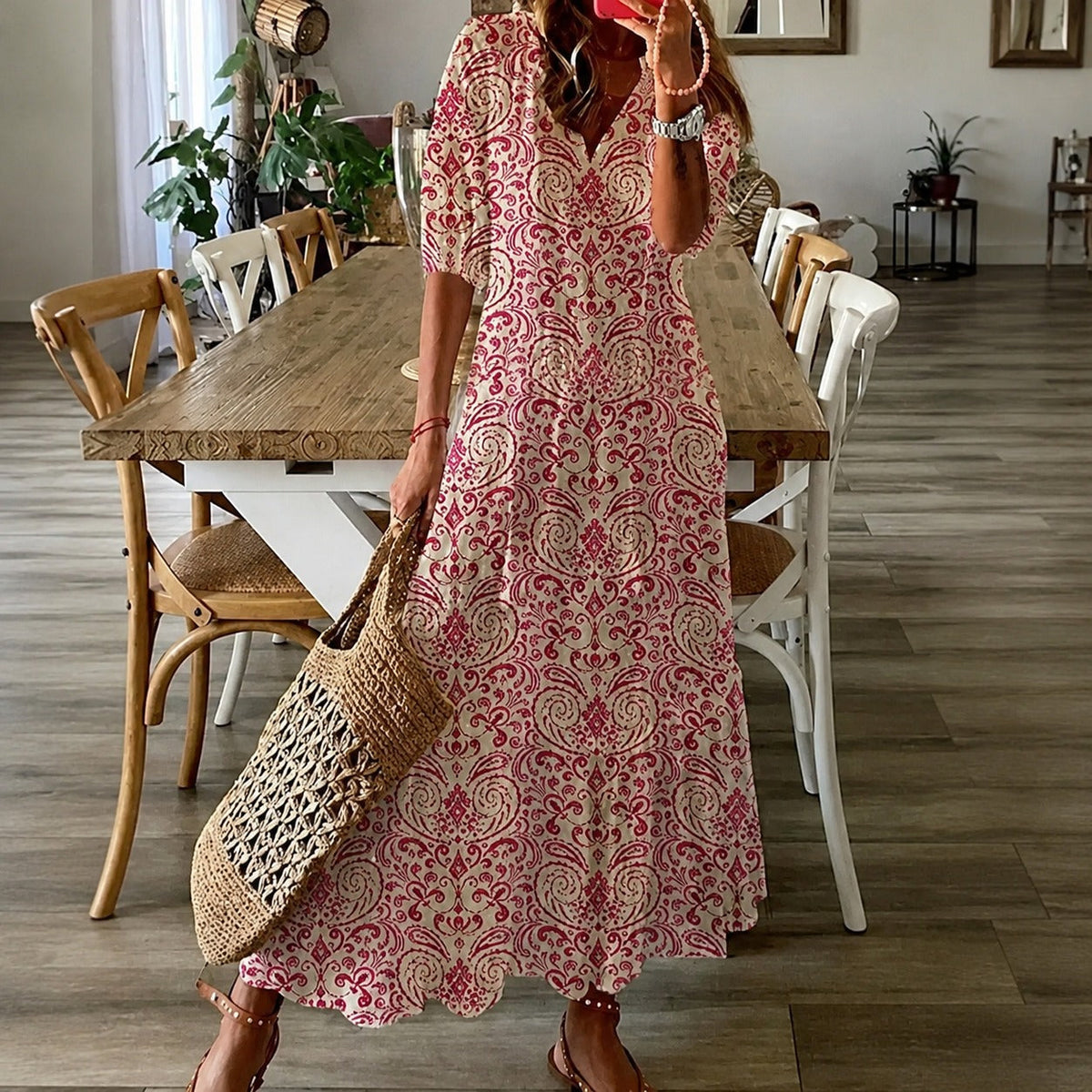 Claidel - Beeindruckendes Kleid im Boho-Look