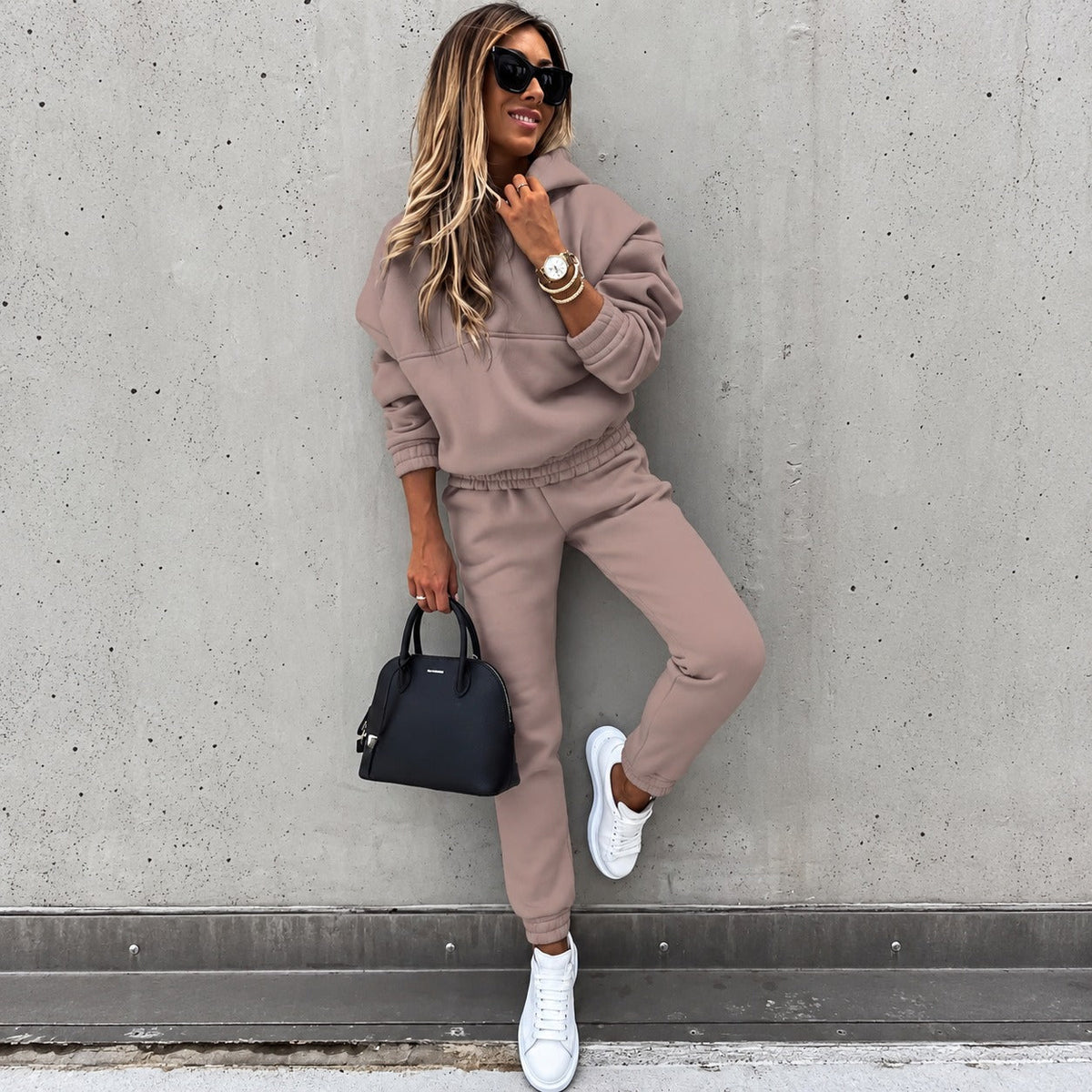 Alisha - Langärmliges Sweatshirt- und Hosenset