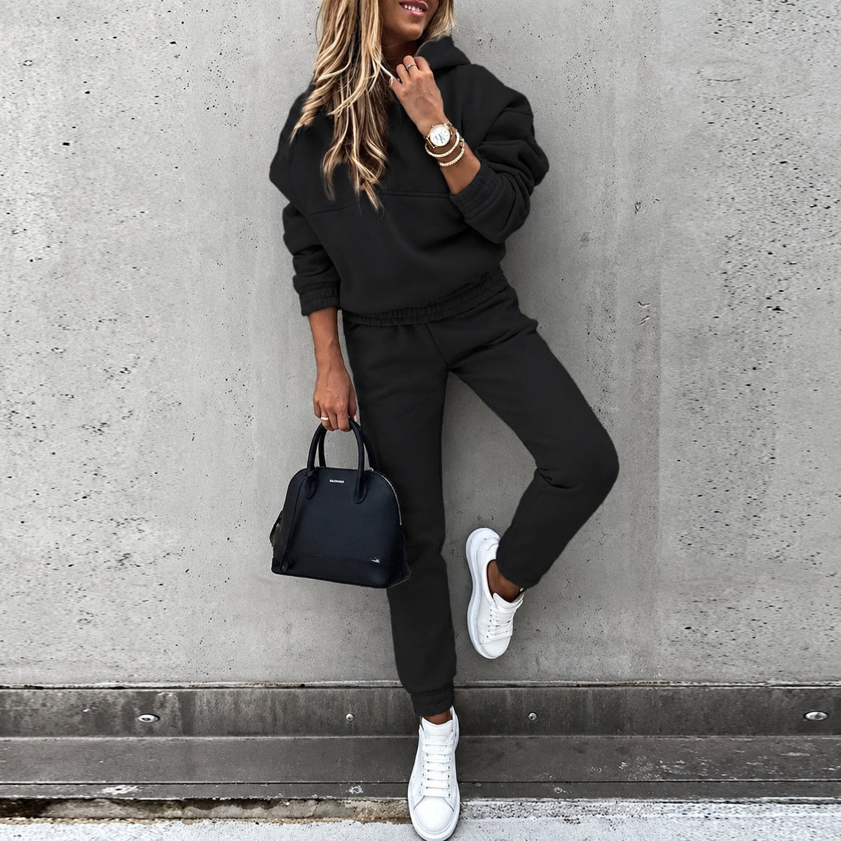 Alisha - Langärmliges Sweatshirt- und Hosenset