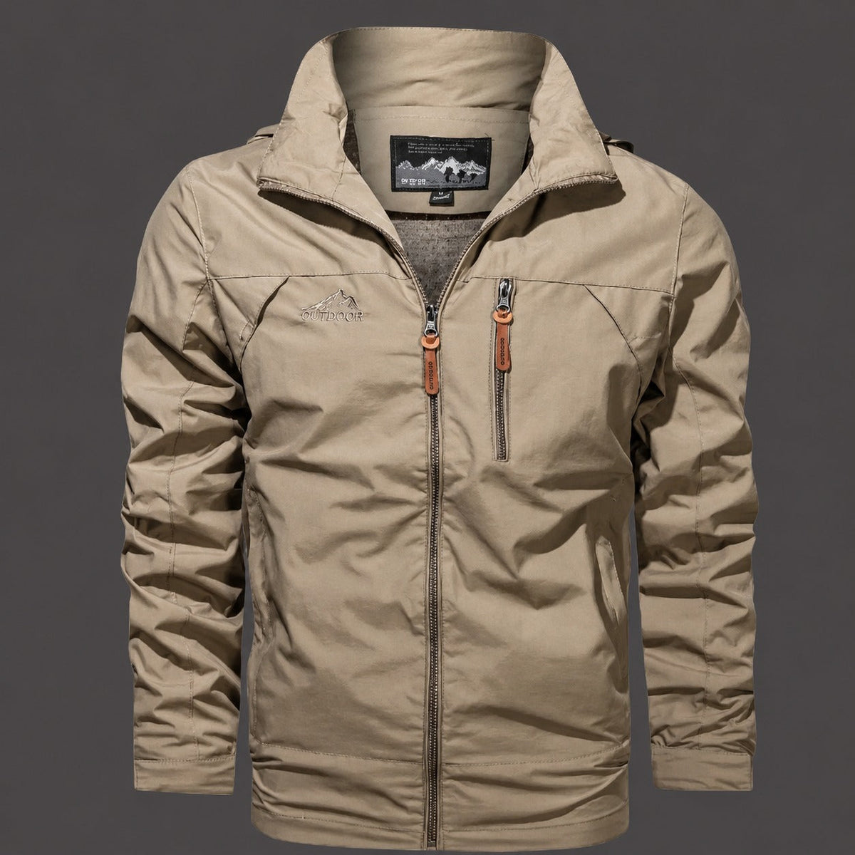 Estefan - Elegante Herrenjacke mit Kapuze