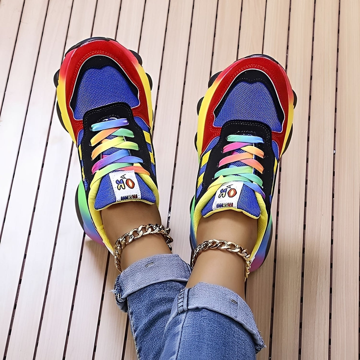 Erika - Bequeme bunte Schuhe