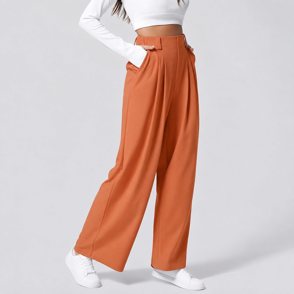 Montana - Flexibel dehnbare Damenhose mit geradem Bein