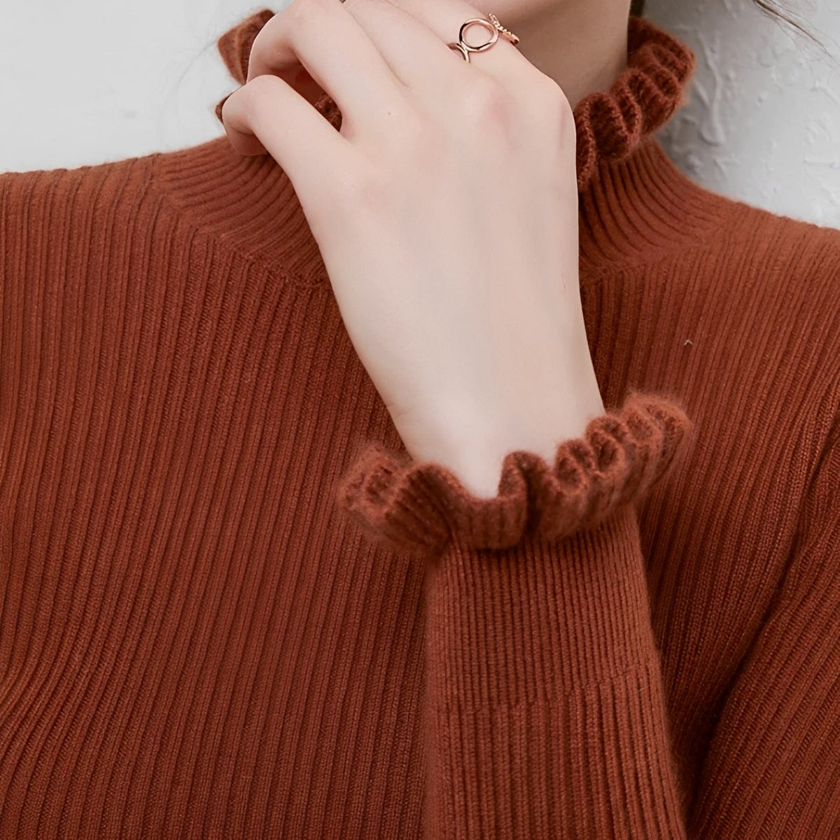 Alva - Schicker Damenpullover mit Rollkragen