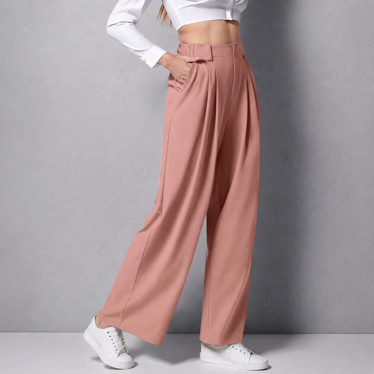 Montana - Flexibel dehnbare Damenhose mit geradem Bein