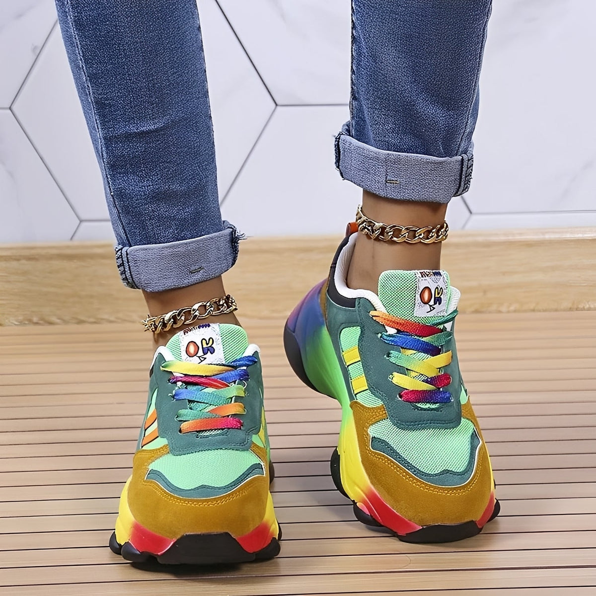 Erika - Bequeme bunte Schuhe