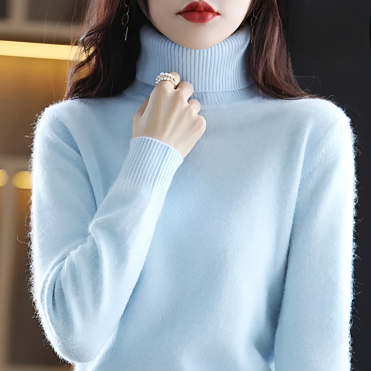 Letizia - Kuscheliger Rollkragenpullover