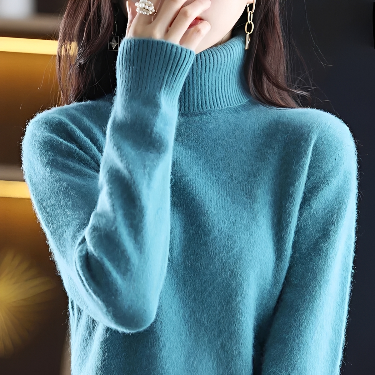 Letizia - Kuscheliger Rollkragenpullover