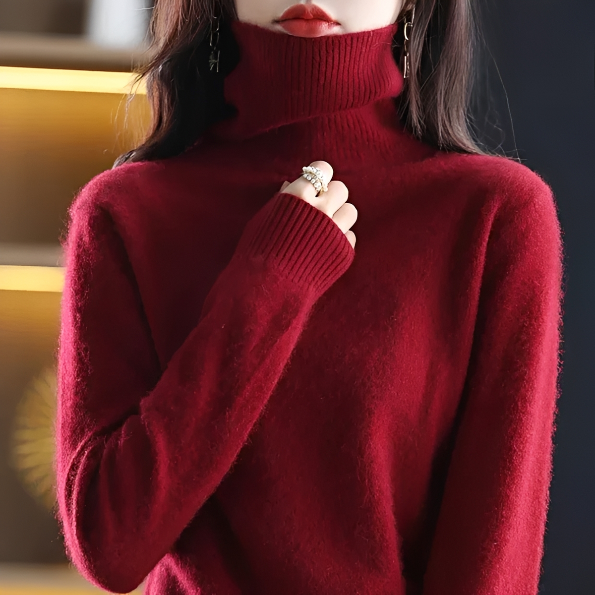 Letizia - Kuscheliger Rollkragenpullover