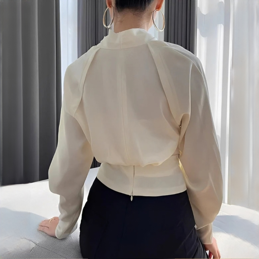 Annora - Elegante und schicke Langarmbluse