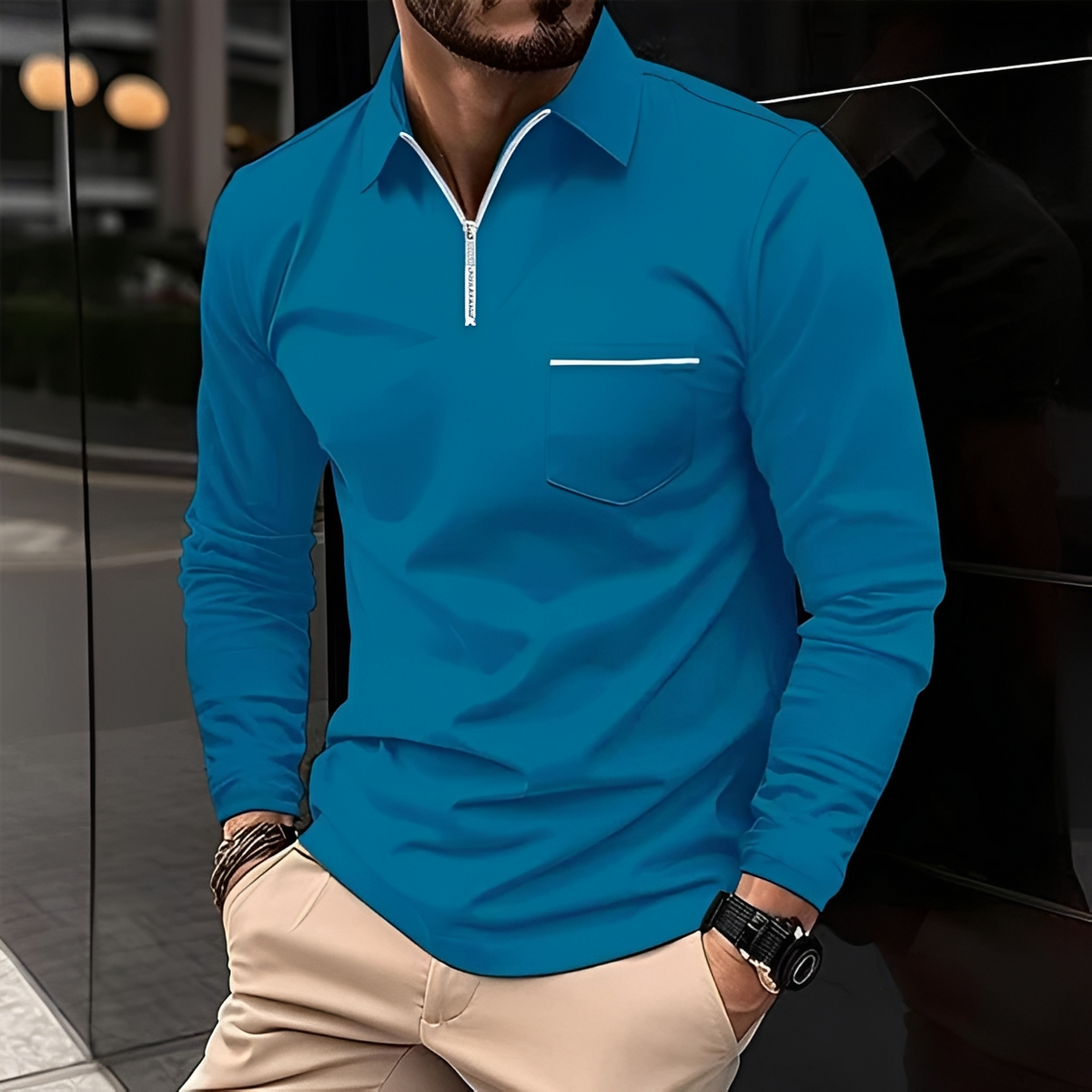 Romeo - Zeitloses und bequemes Langarmshirt