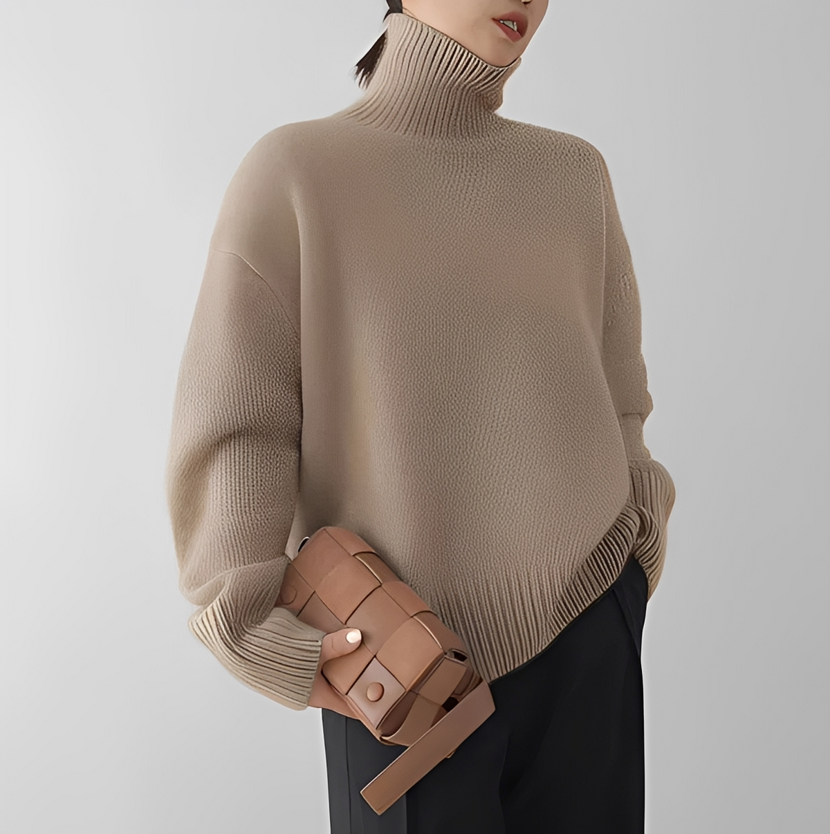 Clémentine - Kuscheliger Rollkragenpullover