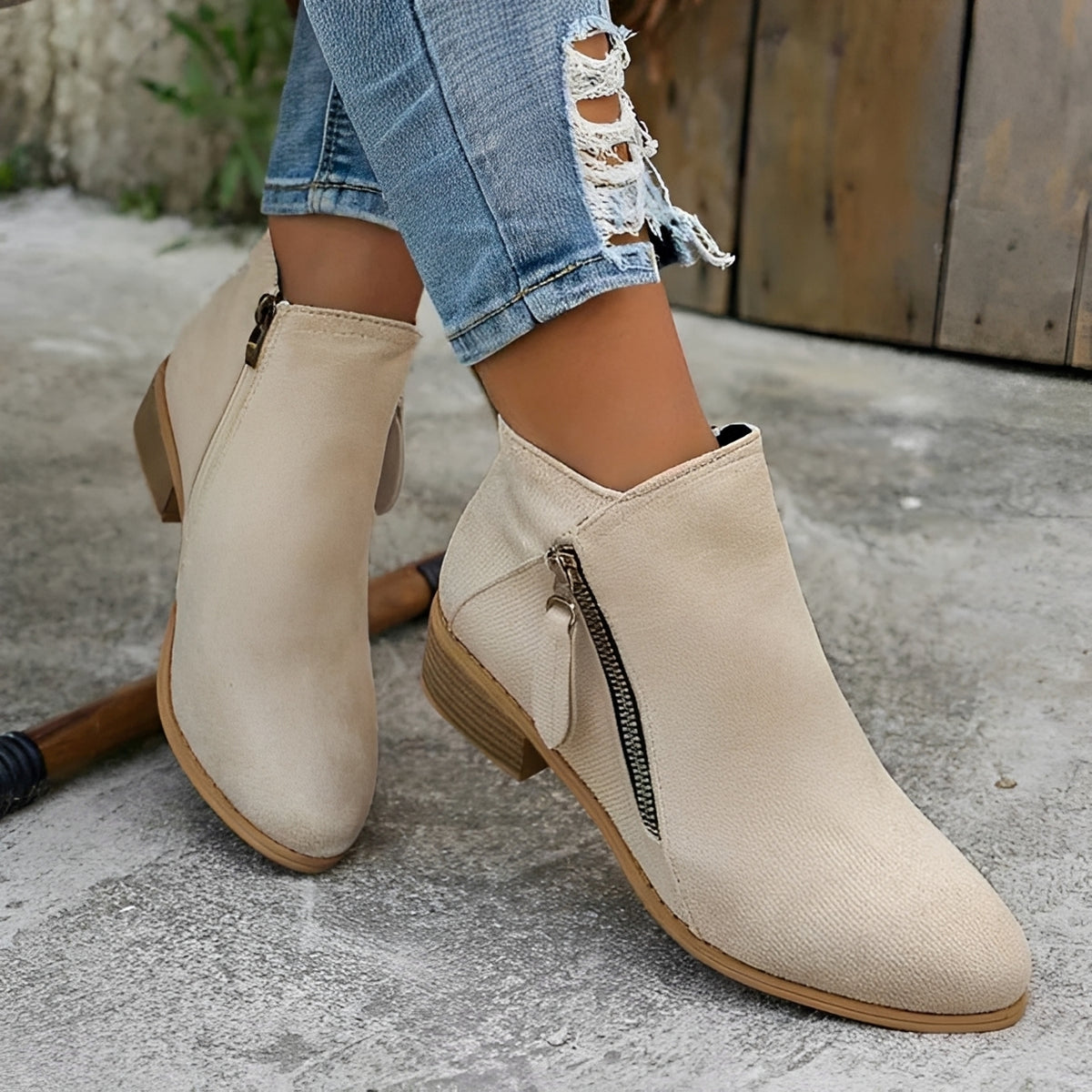 Klara - Elegante und schicke Stiefel mit Reißverschluss