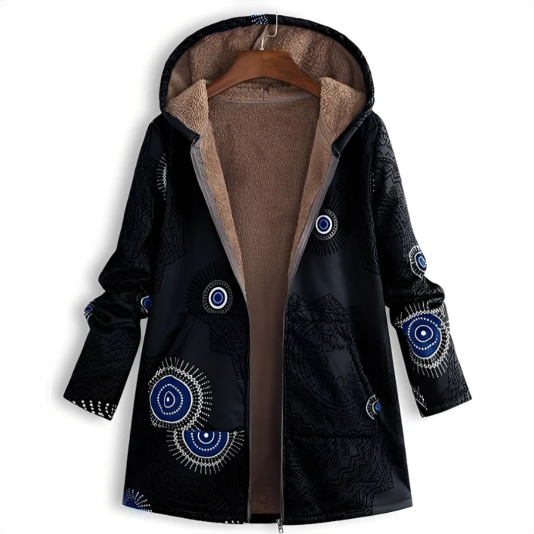 Jaslene - Klassische und warme Jacke mit Kapuze