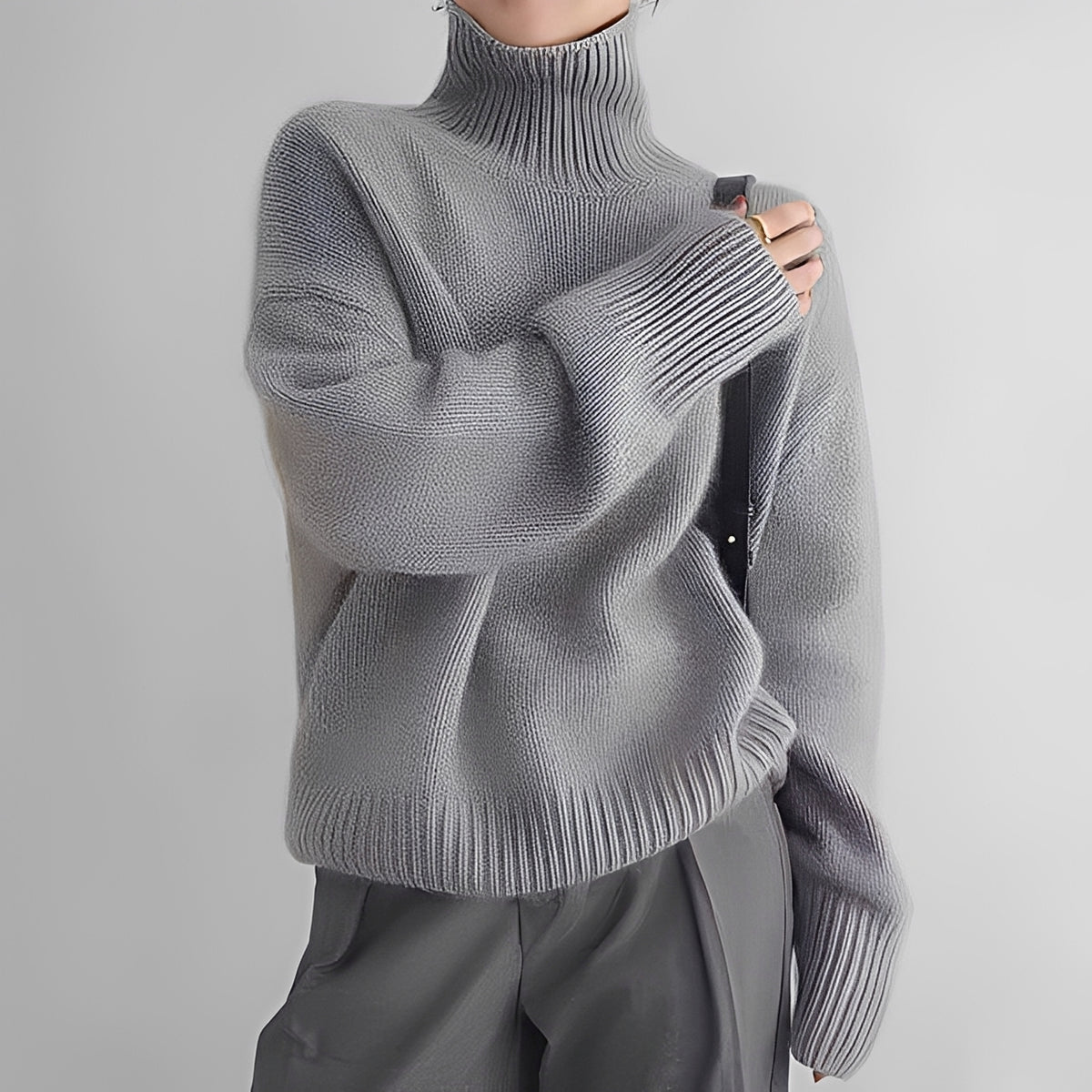 Clémentine - Kuscheliger Rollkragenpullover