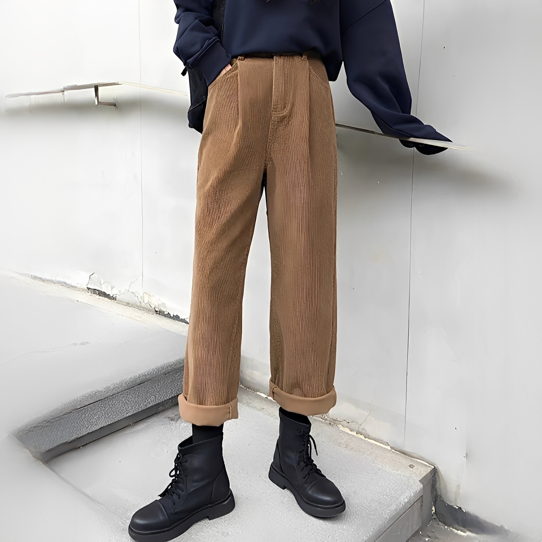Shelbie - Hose mit klassischem weitem Bein