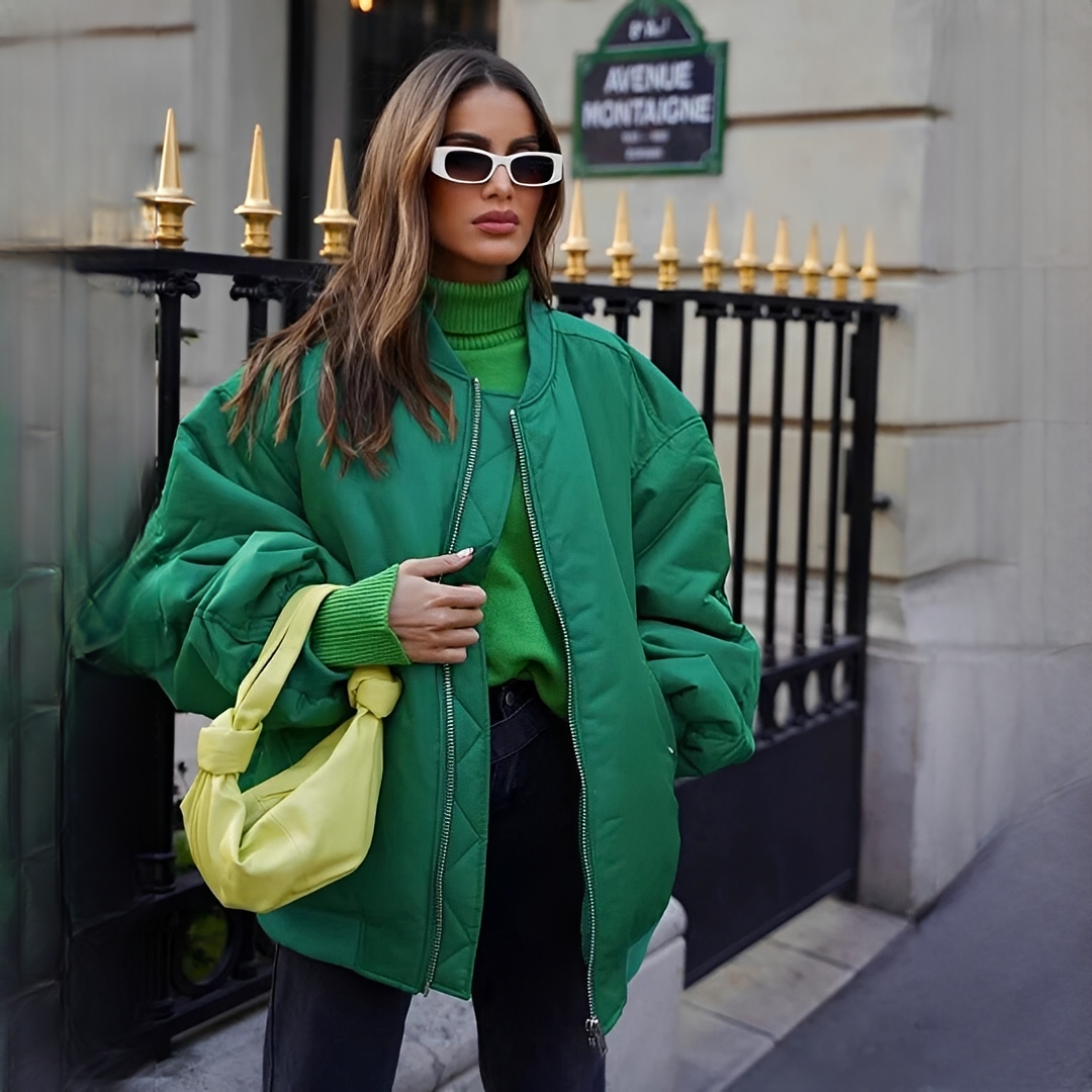 Fellaine - Bequeme Oversize-Bomberjacke
