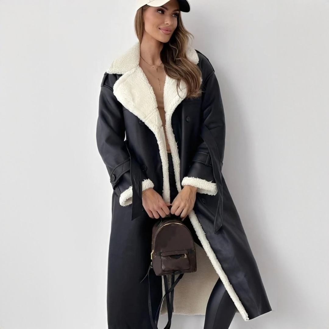 Sally - Eleganter und warmer langer Mantel