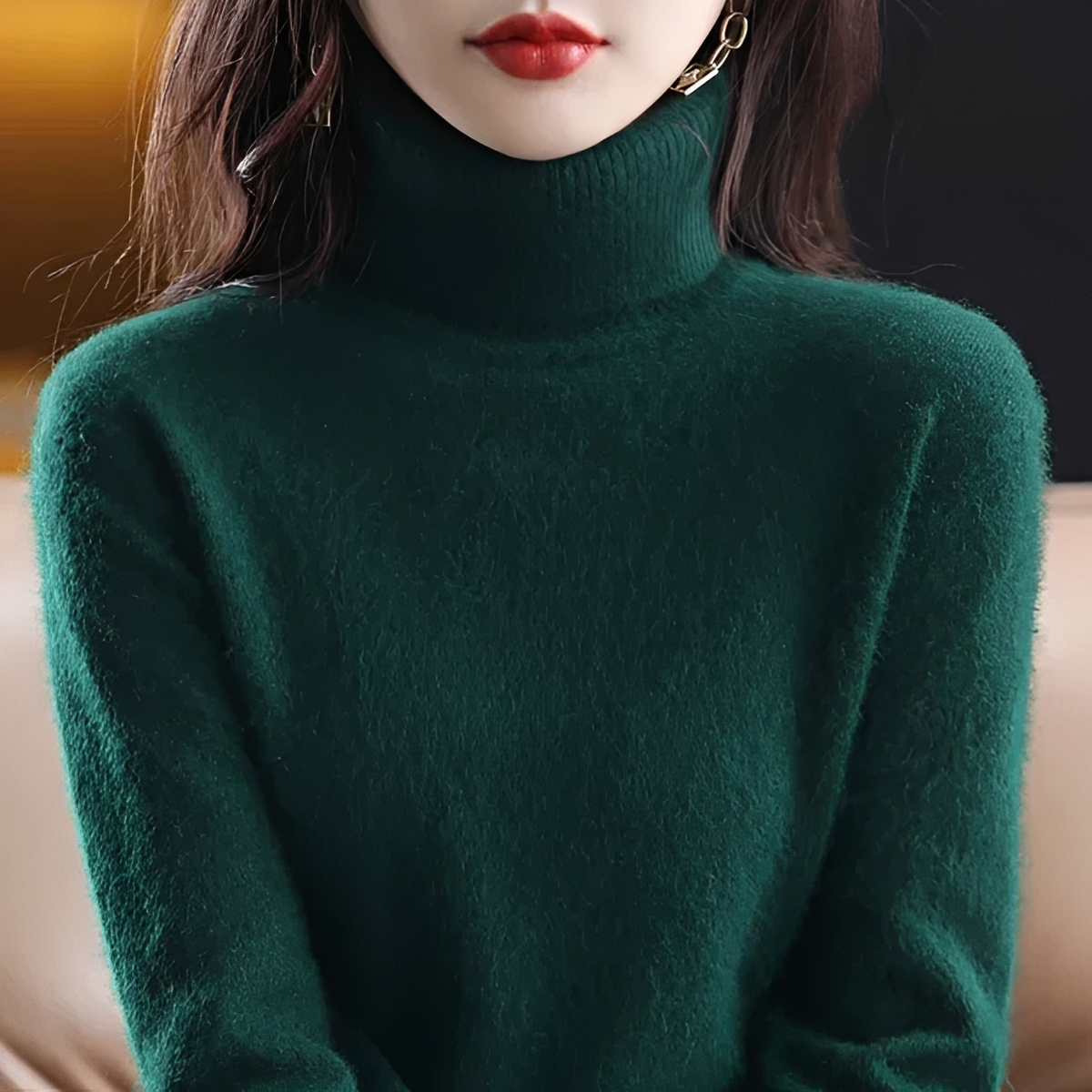 Letizia - Kuscheliger Rollkragenpullover