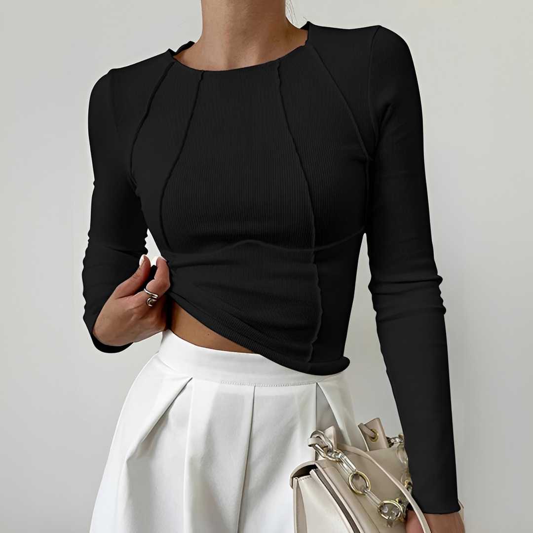 Leonie - Elegantes Langarmshirt