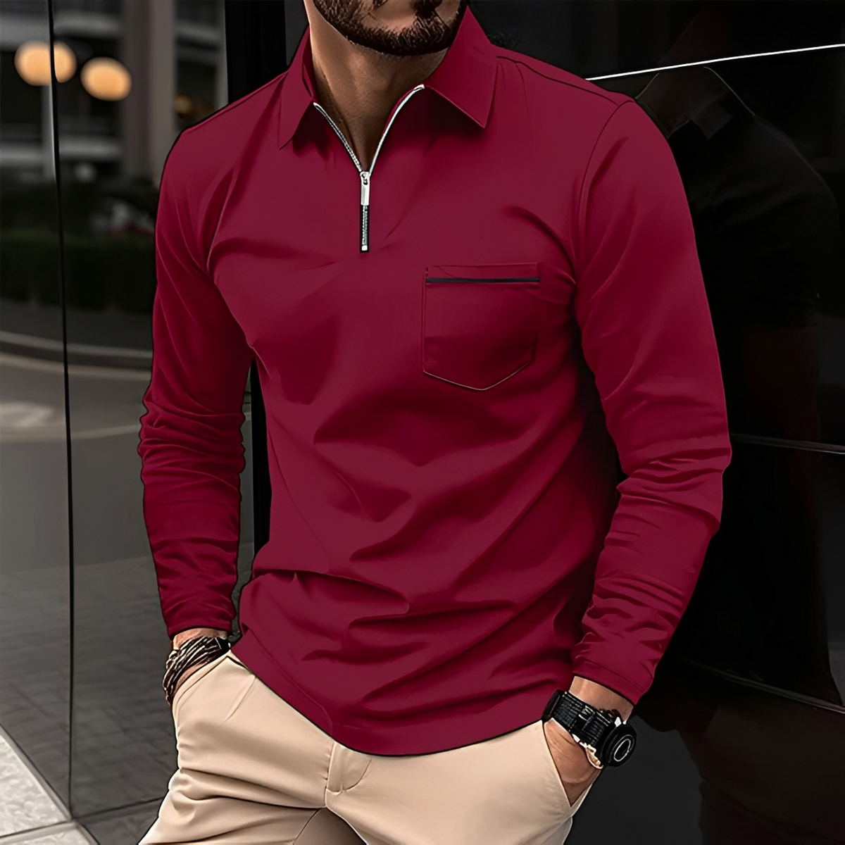 Romeo - Zeitloses und bequemes Langarmshirt