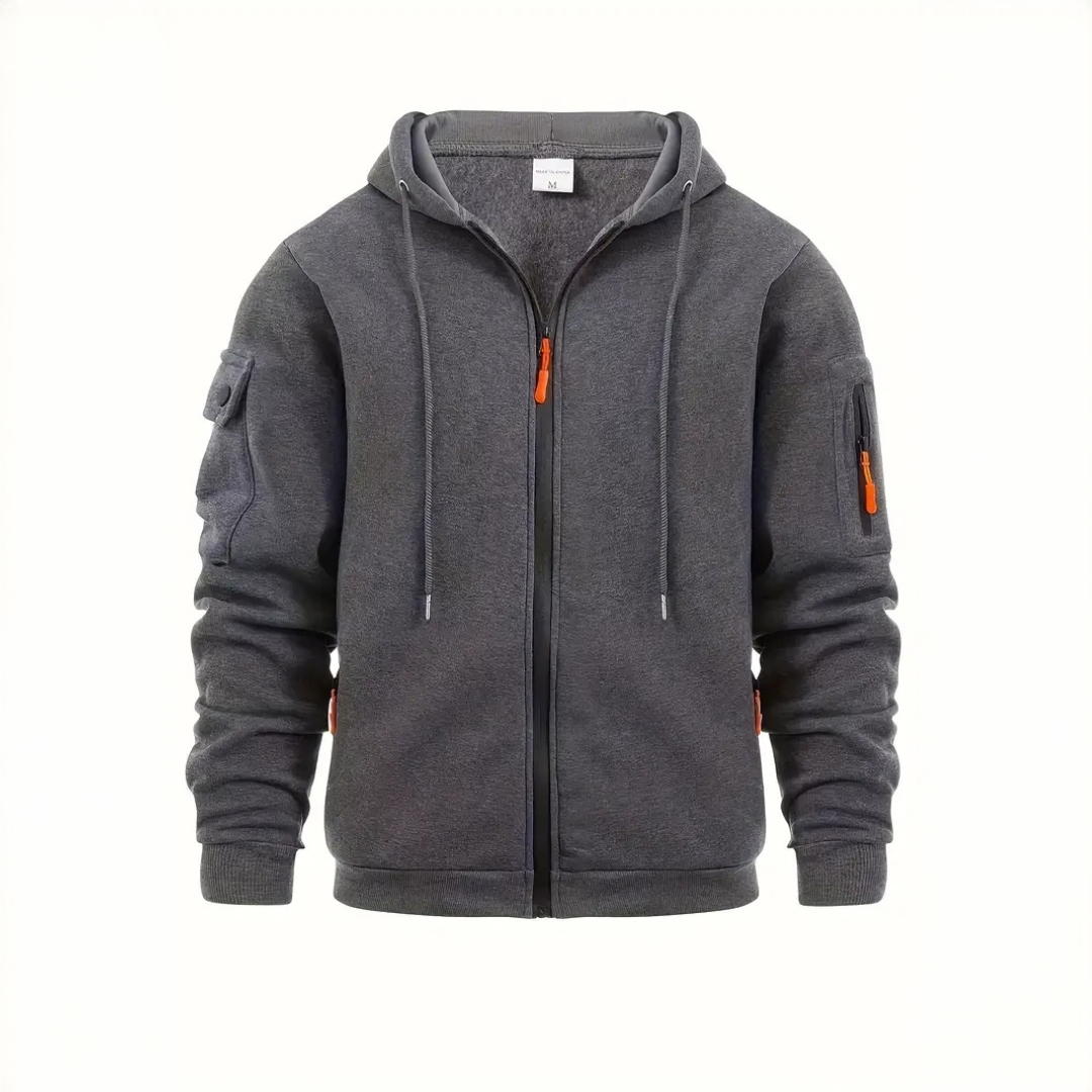 Ralph - Bequemer Hoodie mit Reißverschluss