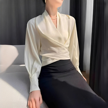 Annora - Elegante und schicke Langarmbluse