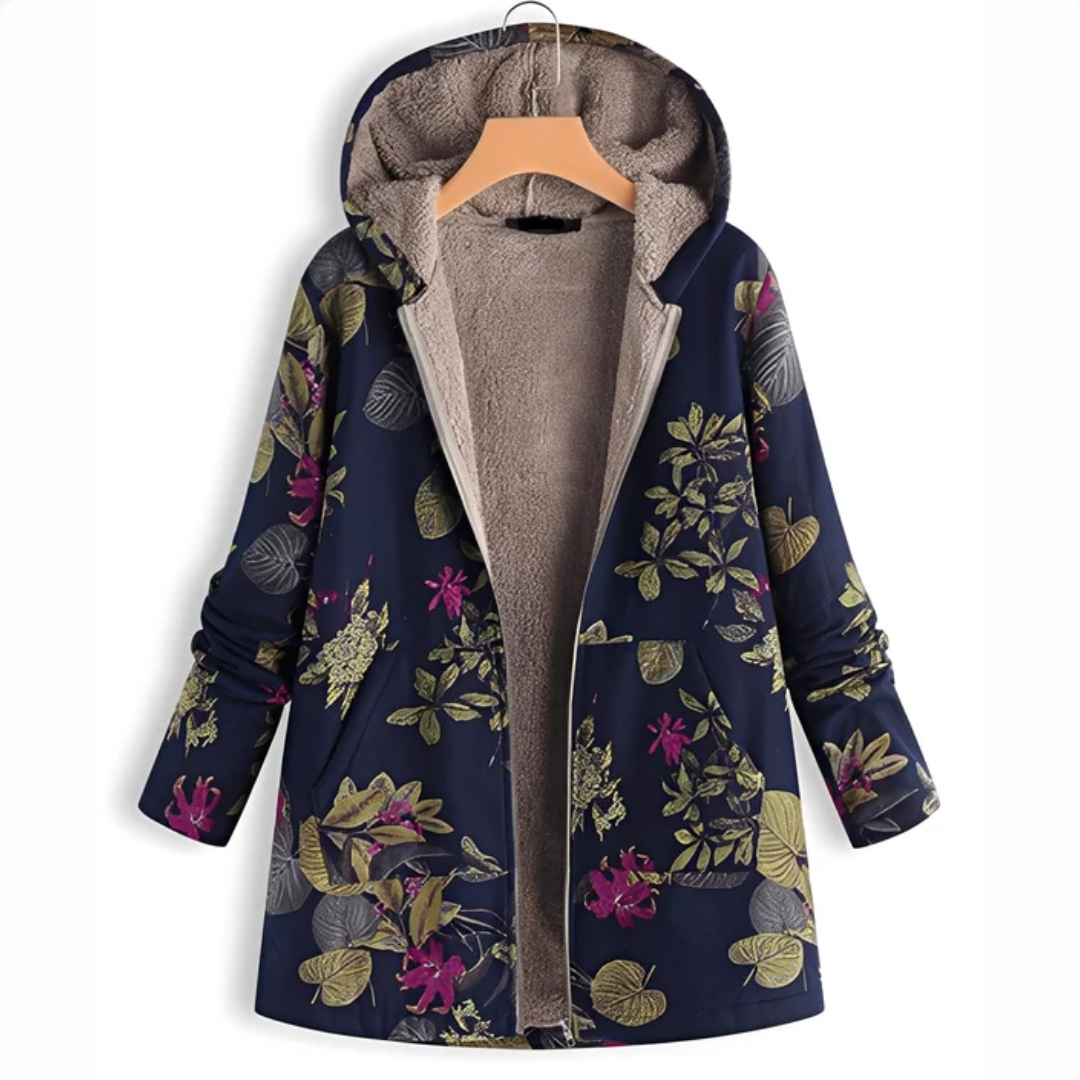 Jaslene - Klassische und warme Jacke mit Kapuze