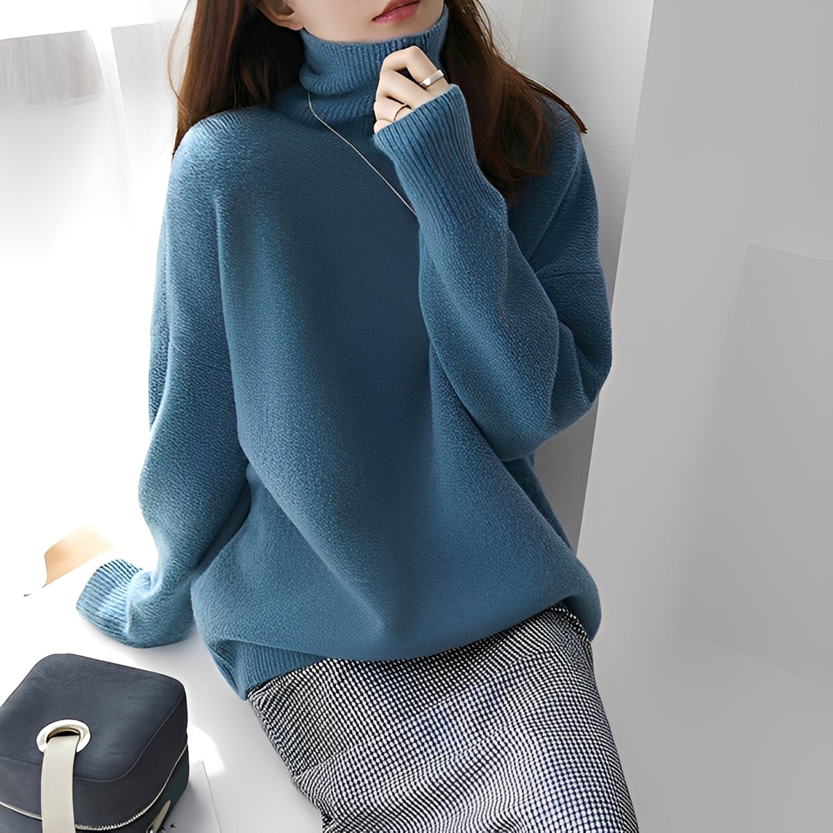 Clémentine - Kuscheliger Rollkragenpullover