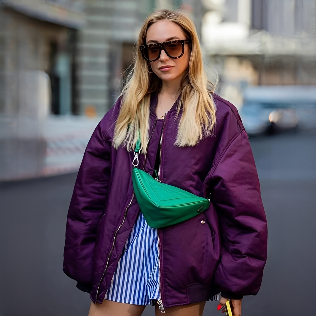 Fellaine - Bequeme Oversize-Bomberjacke