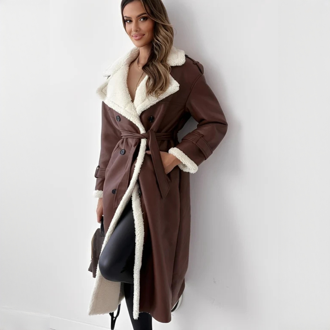 Sally - Eleganter und warmer langer Mantel