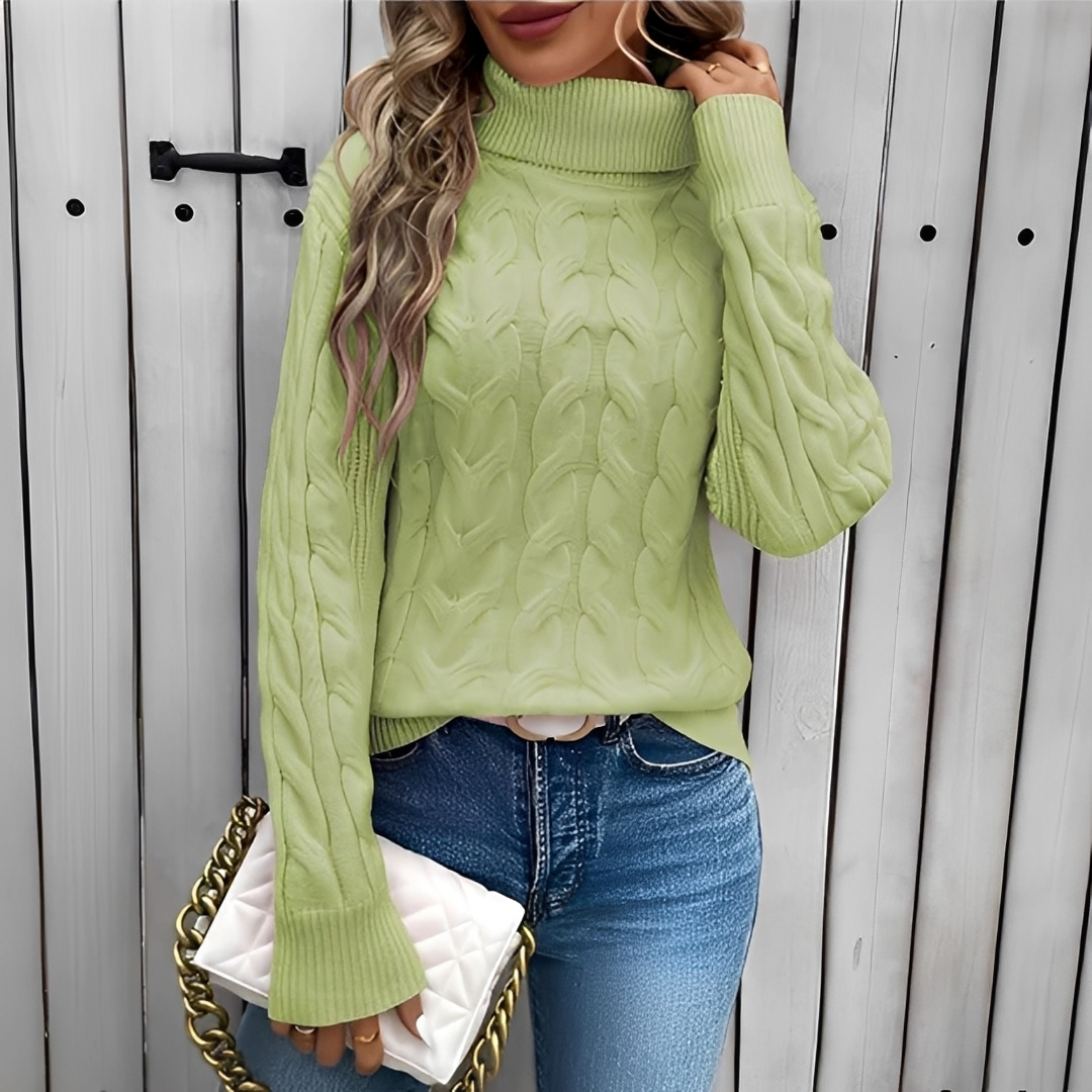 Amélie - Warmer und stilvoller Rollkragenpullover