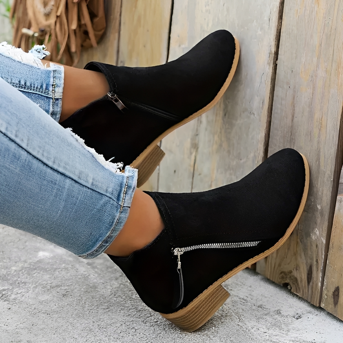 Klara - Elegante und schicke Stiefel mit Reißverschluss